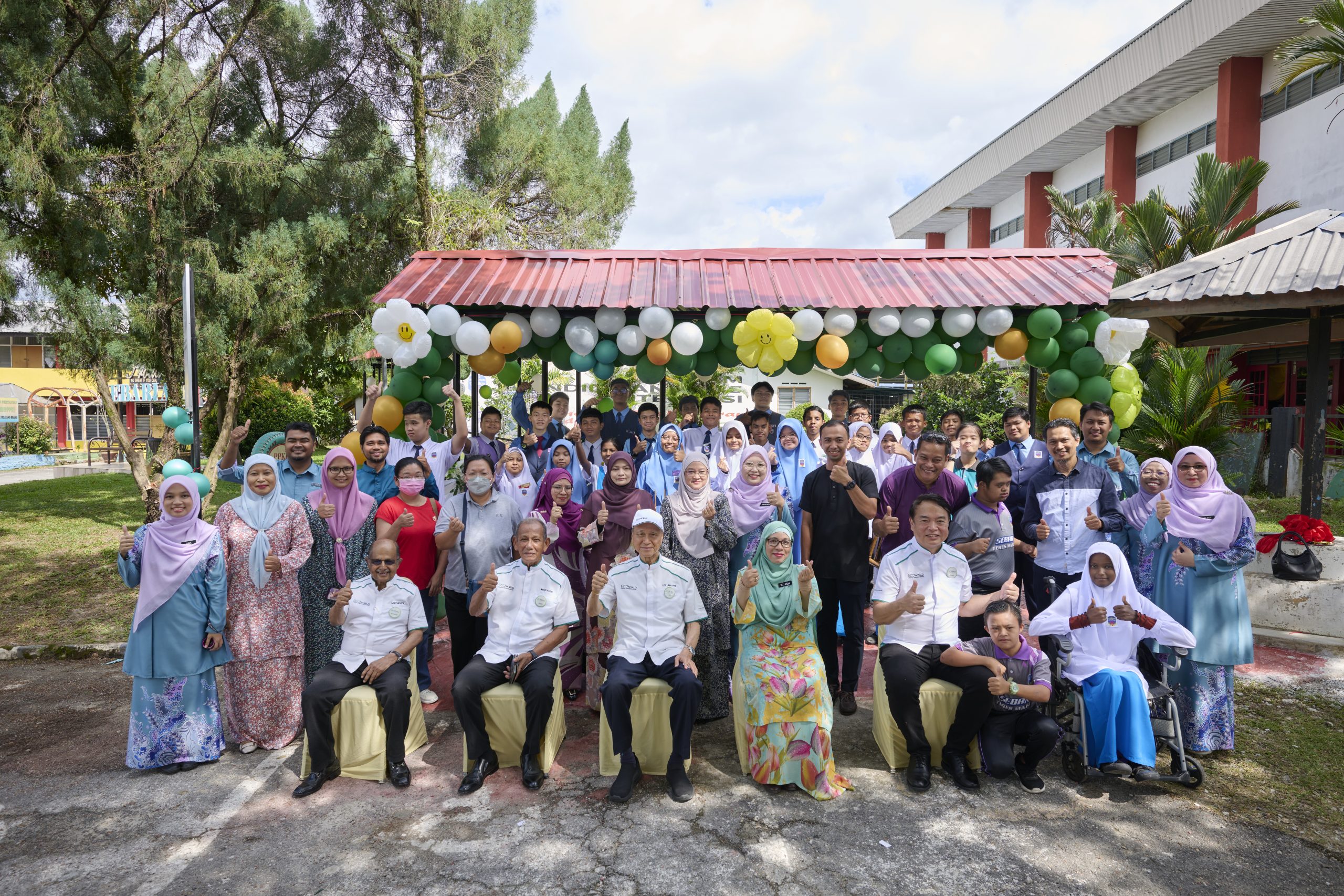 ECO WORLD FOUNDATION IMPROVES SMK SELAYANG BHARU’S SCHOOL ENVIRONMENT WITH COVERED WALKWAY